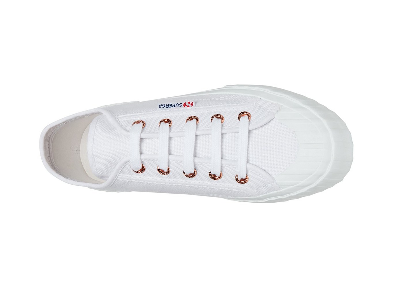 Espadrille Feminino Branco - Superga 2630 Stripe - JXCVG-4172